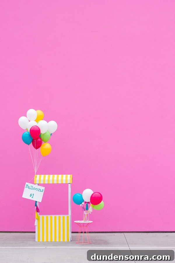DIY Balloon Stand