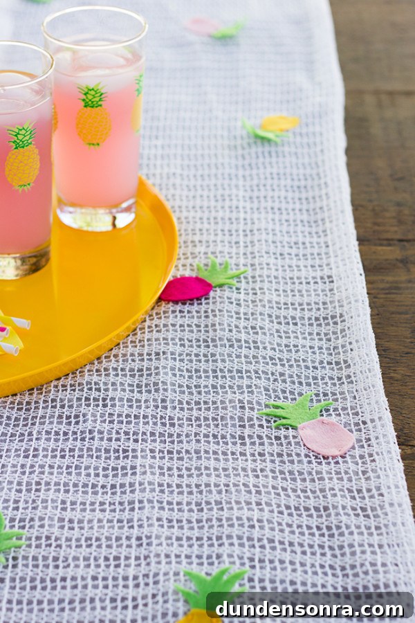 DIY Pineapple Table Runner: Step-by-Step Pattern & Tips 5 DIY Pineapple Table Runner