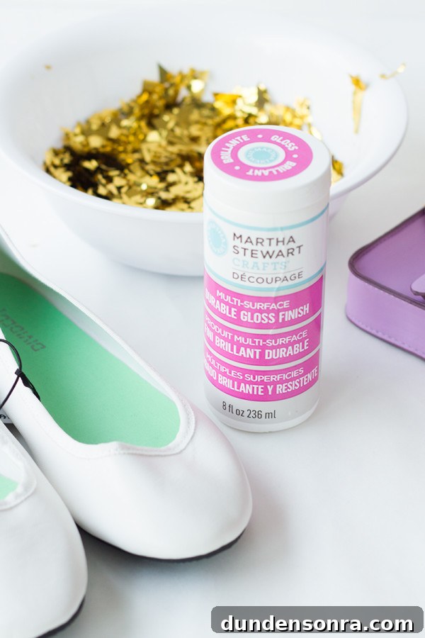 How To Add Confetti to Accessories