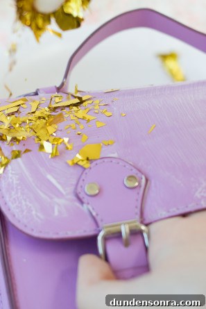 Confetti Dipped Purse