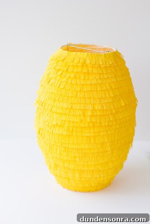 DIY Lantern Pineapple Pinata