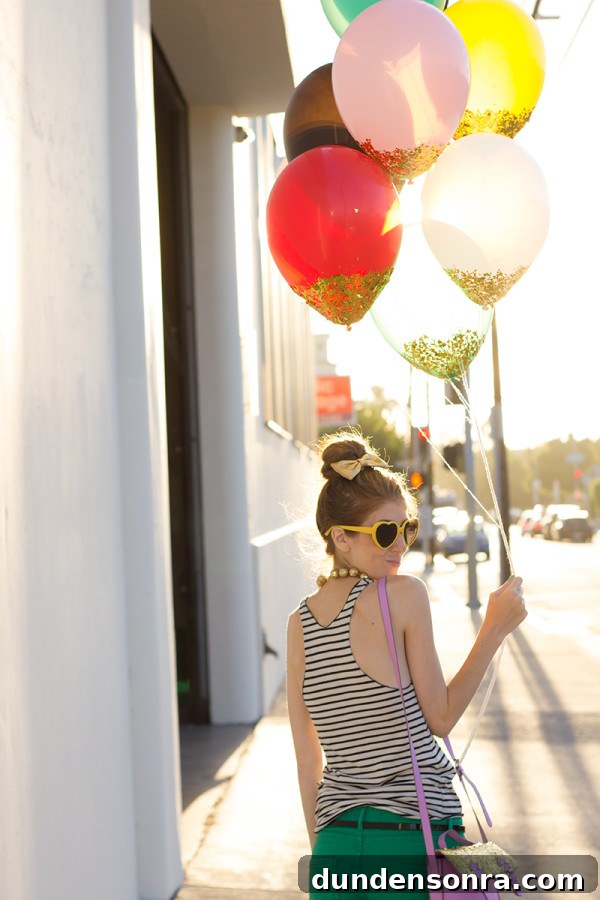 Confetti-Dipped Balloons: Fun DIY Party Decor Tutorial 11 Confetti Dipped Balloons DIY Tutorial