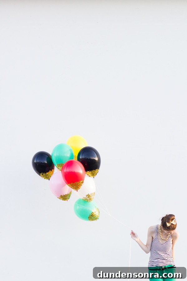 Confetti-Dipped Balloons: Fun DIY Party Decor Tutorial 3 DIY Confetti Dipped Balloons