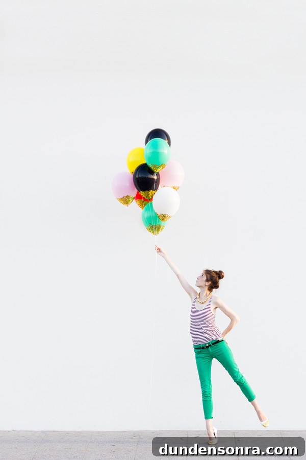 Confetti-Dipped Balloons: Fun DIY Party Decor Tutorial 10 DIY Confetti Dipped Balloons