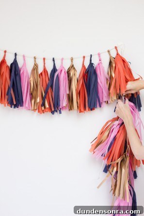 Tassel Garland Number DIY Tutorial