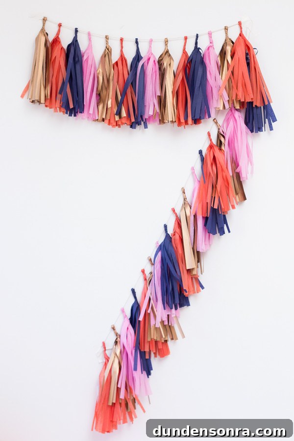 DIY Tassel Number Garland: Make Custom Party Number Banners 15 DIY Tassel Garland Number