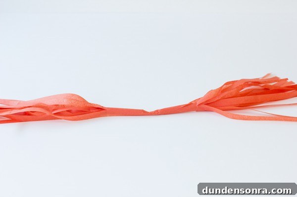 DIY Tassel Number Garland: Make Custom Party Number Banners 6 How To Make a Tissue Tassel