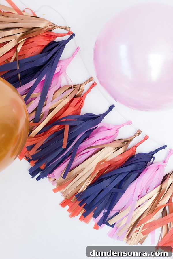 DIY Tassel Number Garland: Make Custom Party Number Banners 9 Fall Tassel Garland