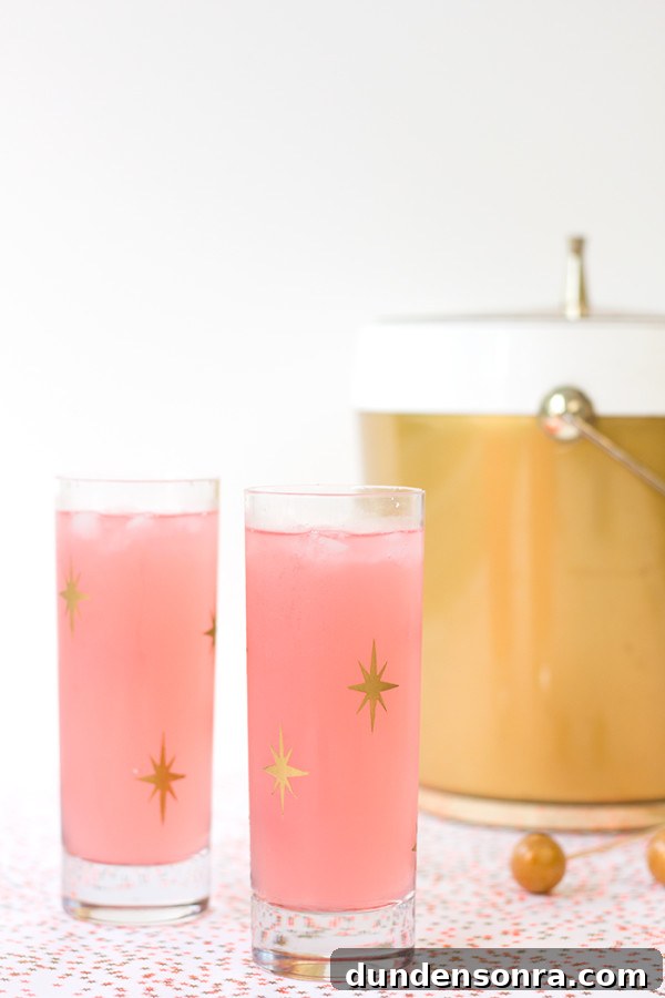 DIY Mid-Century Cocktail Glasses