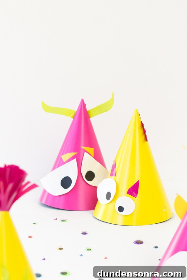 DIY Monster Party Hats: Fun Ideas and How-To Tutorials 16 DIY Monster Party Hats