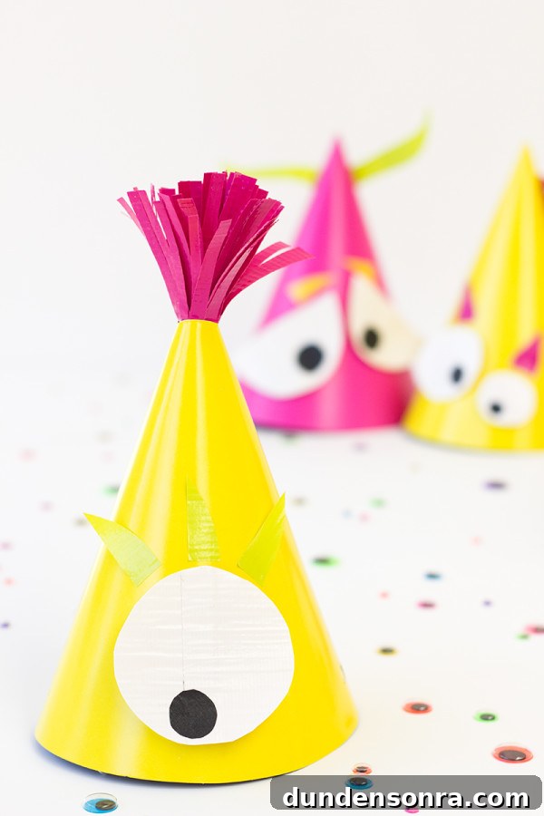 DIY Monster Party Hats: Fun Ideas and How-To Tutorials 3 DIY Monster Party Hats