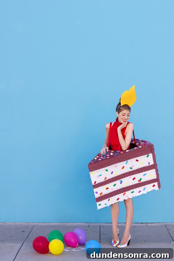 Birthday Cake Costume DIY