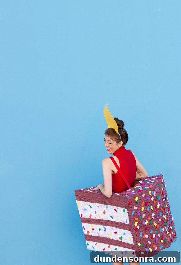 DIY Birthday Cake Costume