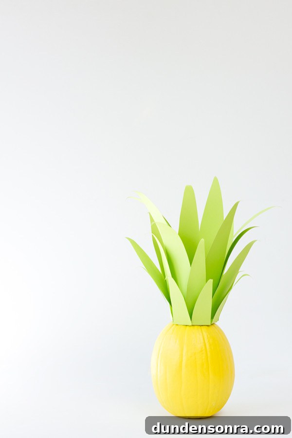 Pineapple Pumpkin DIY