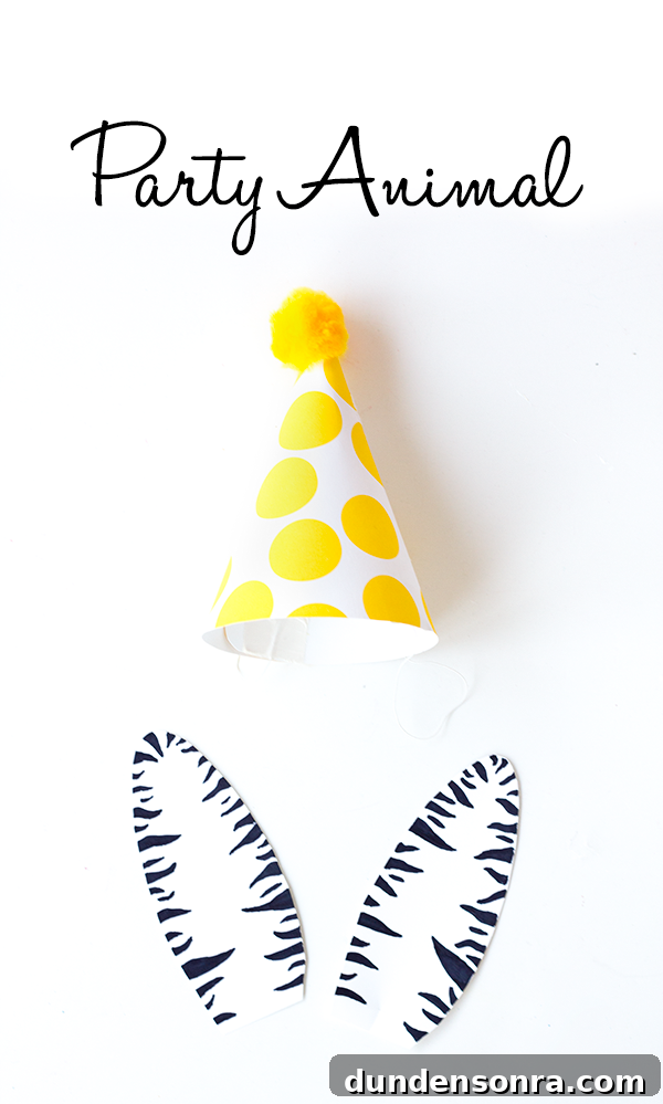 DIY Party Animal Costume Supplies