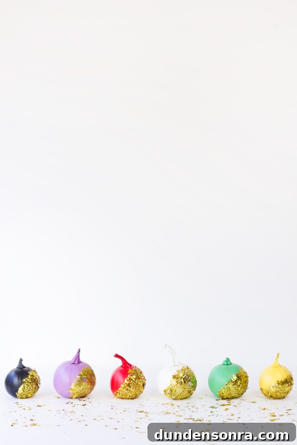 DIY Confetti Dipped Pumpkins DIY Confetti Dipped Pumpkins