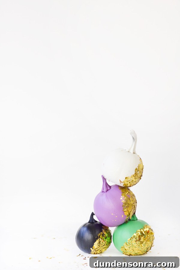 DIY Confetti Dipped Pumpkins DIY Confetti Dipped Pumpkins