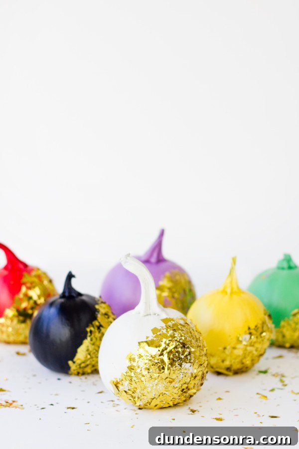 DIY Confetti Dipped Pumpkins DIY Confetti Dipped Pumpkins