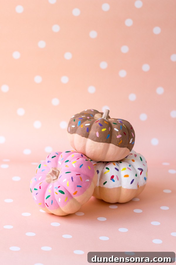 How to Make Donut Pumpkins: Fun DIY Fall Decoration 2 DIY Donut Pumpkins