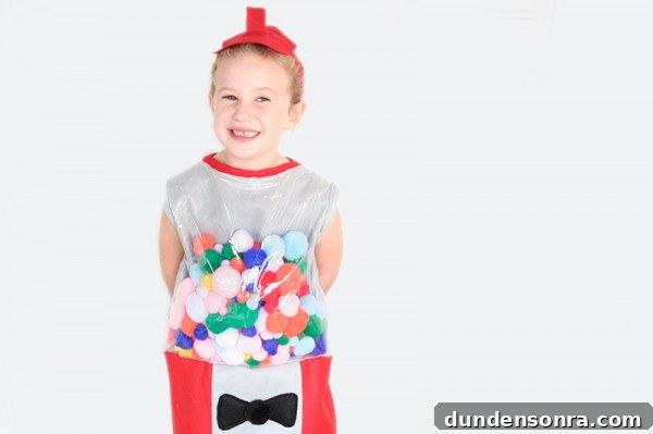 DIY Gumball Machine Costume DIY Gumball Machine Costume