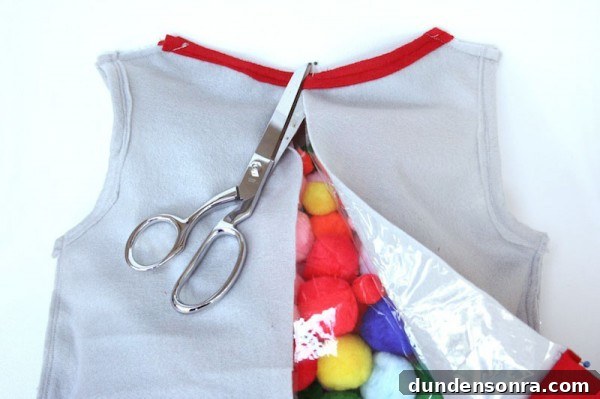 DIY Gumball Machine Costume Ideas for Halloween and Parties 9 DIY Gumball Costume Step6