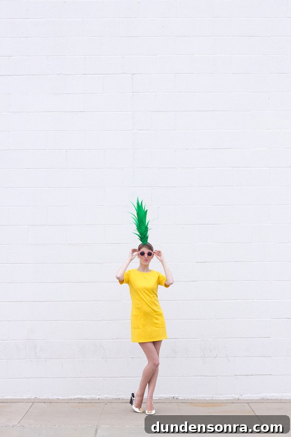 DIY Pineapple Costume Ideas: How to Make a Fun Tropical Outfit 11 DIY Pineapple Costume