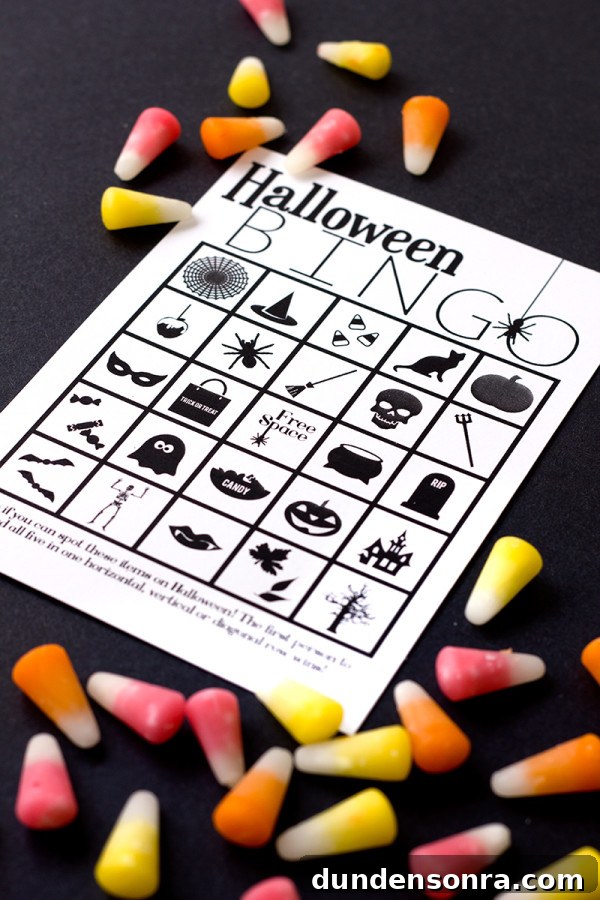 Printable Halloween Bingo Cards: Free Download for Parties 2 Halloween Bingo Free Printable