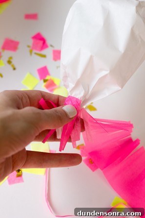 DIY Confetti Stuffed Turkey