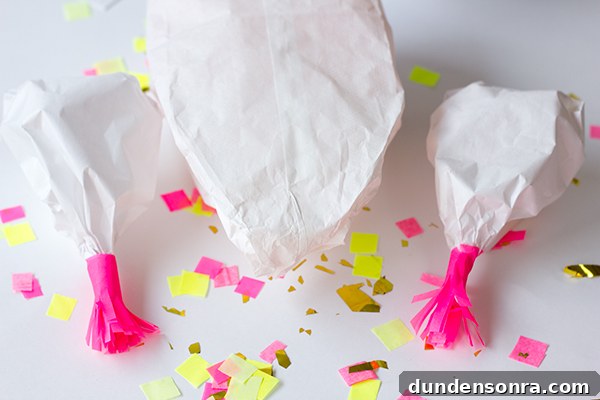DIY Confetti Stuffed Turkey