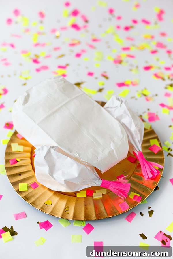 DIY Confetti Stuffed Turkey