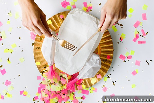 DIY Confetti Stuffed Turkey
