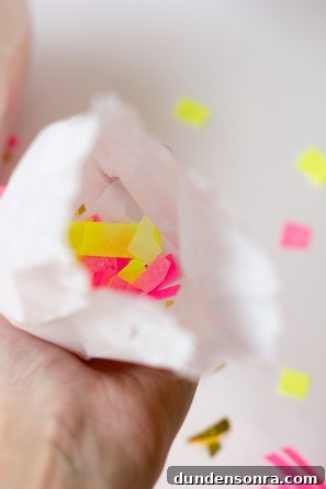 DIY Confetti Stuffed Turkey