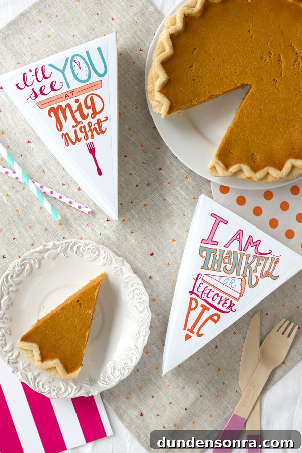Thanksgiving Pie Labels Printable — Free Download 5 Free Printable Leftover Pie Labels for Thanksgiving