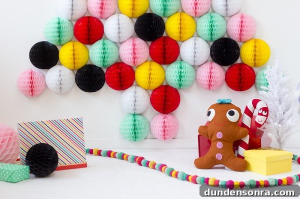 DIY Honeycomb Christmas Tree