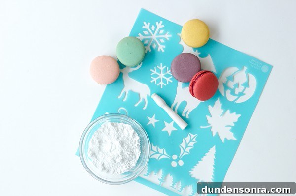 Macaron Stencils