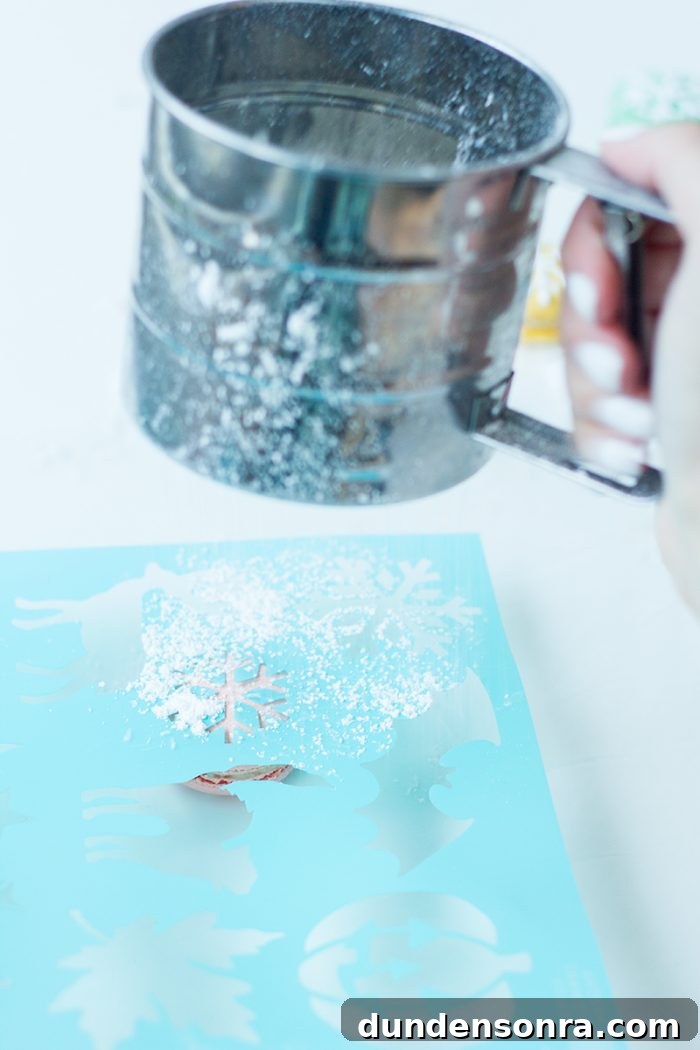 How to Stencil Macarons