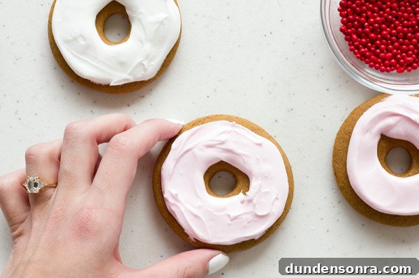 Gingerbread Donut Cookies