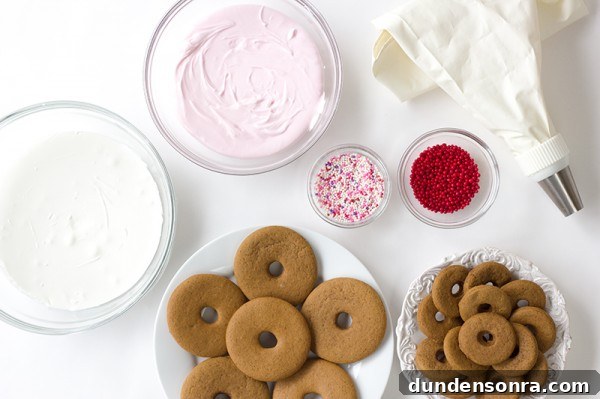 How to Make Gingerbread Donut Cookies