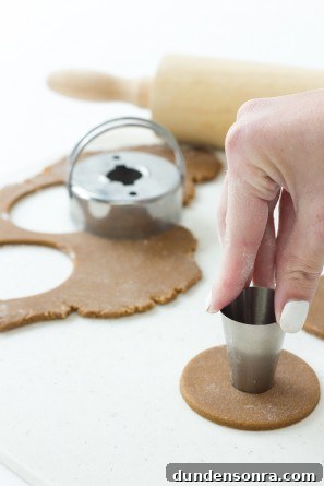 Gingerbread Donut Cookies