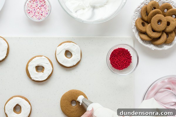 Gingerbread Donut Cookies