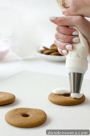 How to Make Gingerbread Donut Cookies