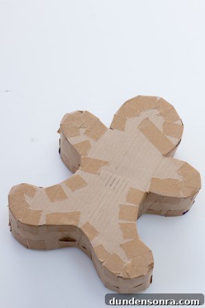DIY Gingerbread Man Piñata