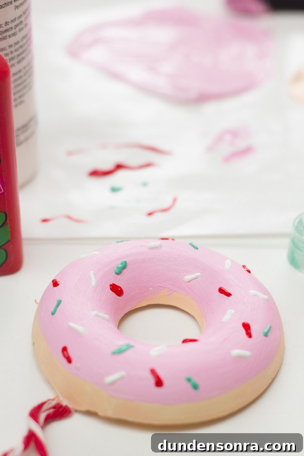 DIY Donut Ornaments