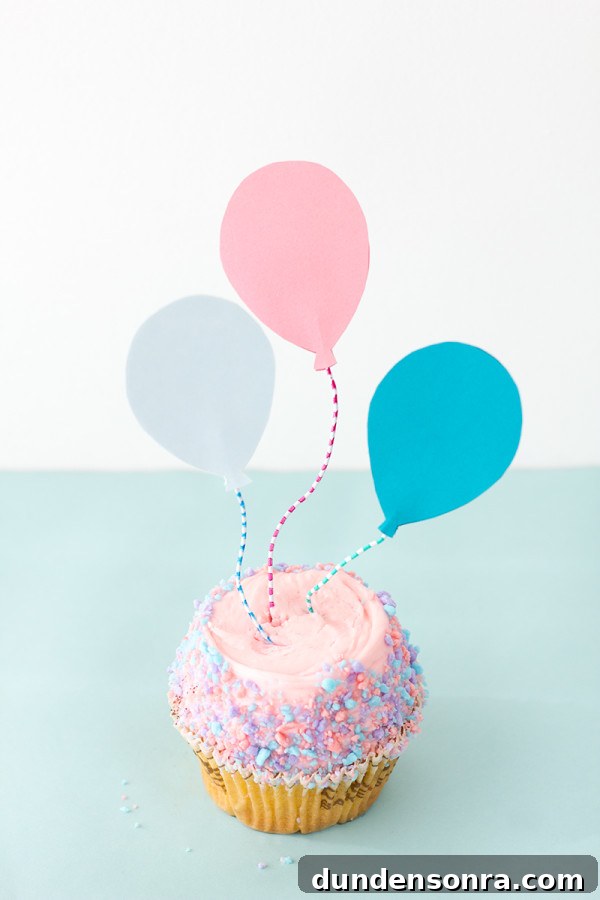 How to Make Balloon Cupcake Toppers: Step-by-Step Guide 8 DIY Balloon Cupcake Toppers