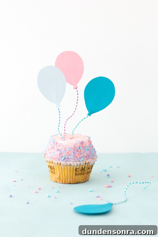 How to Make Balloon Cupcake Toppers: Step-by-Step Guide 9 DIY Balloon Cupcake Toppers