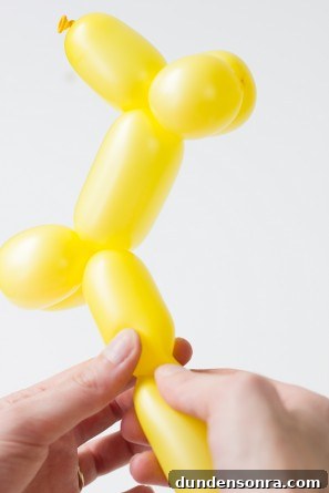 DIY Balloon Animal Cake Topper