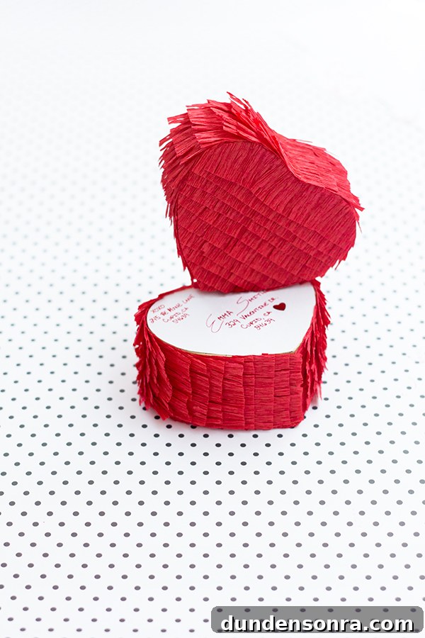 DIY Piñata Love Gram: Make a Romantic Surprise Gift 11 DIY PIñata Love-Gram