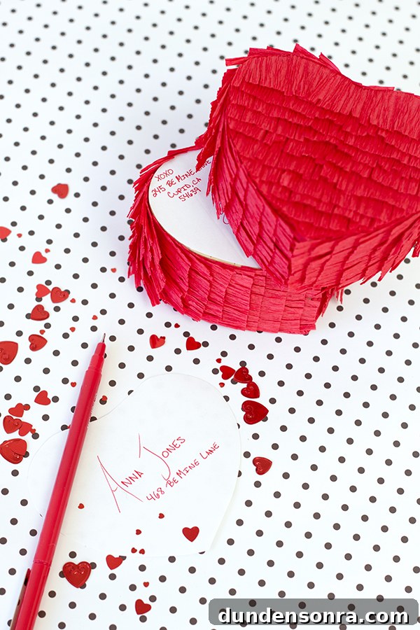 DIY Piñata Love Gram: Make a Romantic Surprise Gift 10 DIY PIñata Love-Gram