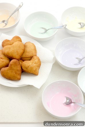Valentines Day Conversation Heart Donuts