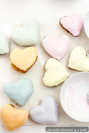 Conversation Heart Donuts